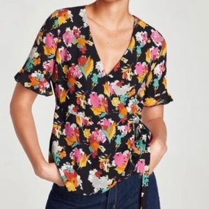 Zara Wrap Blouse